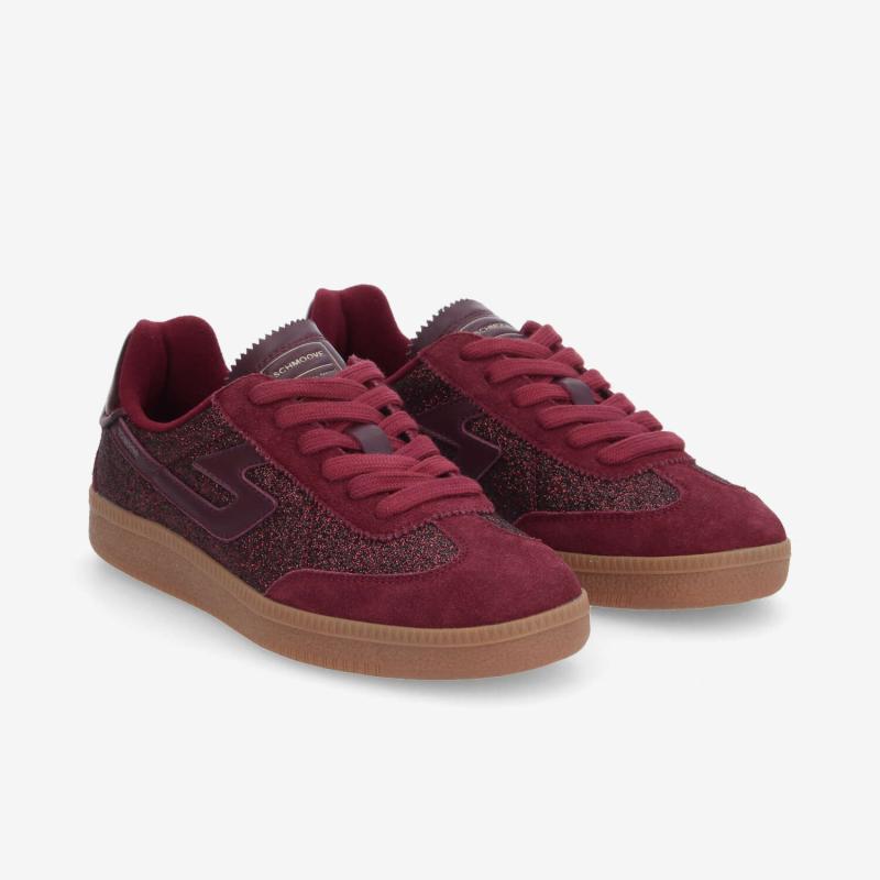 SHEFFIELD JOGGER W - SPAN/SUEDE - BORDEAUX